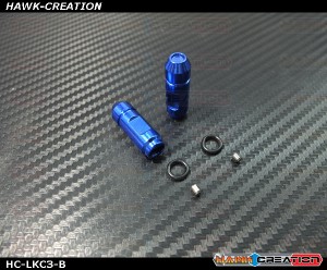 Hawk TX Switch Knobs Cap Blue Long V3 (2pcs, Fit All Brand TX) 